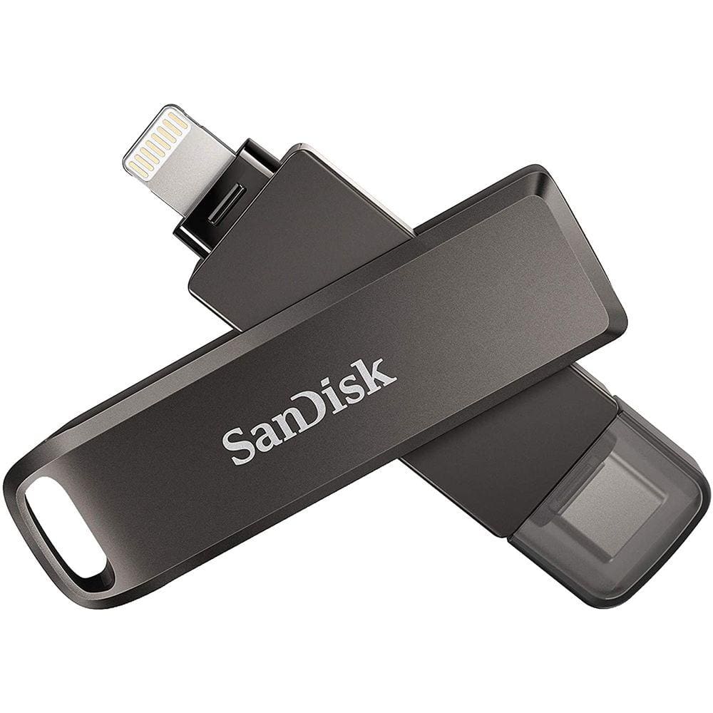 Pen Drive Sandisk 256GB iXpand Luxe Flash Drive Tipo-C USB 3.1