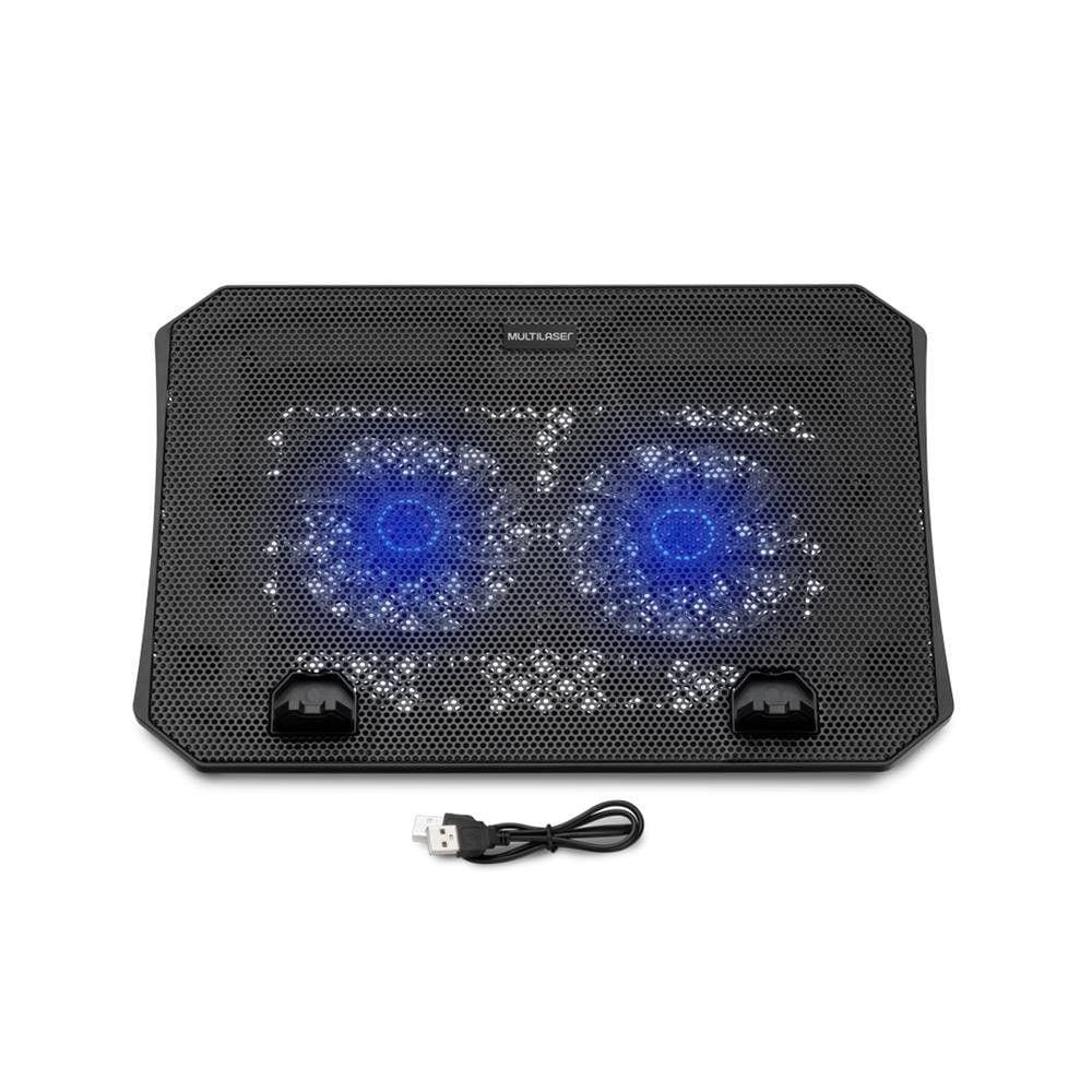 Cooler para Notebook Dual Fan com Led Multilaser - Ac392