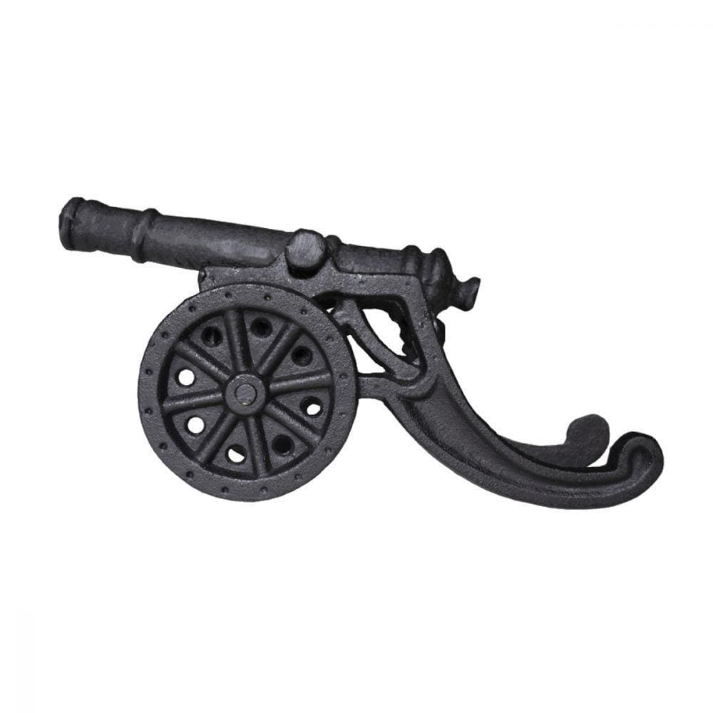 Canhão De Guerra Jardim Decorativo Ferro Fundido Pequeno
