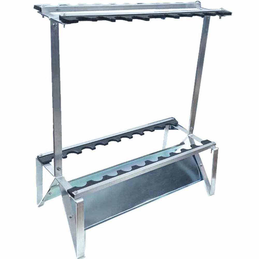 Expositor De Varas De Pesca Tipo Suporte Vareiro P/20 Vagas