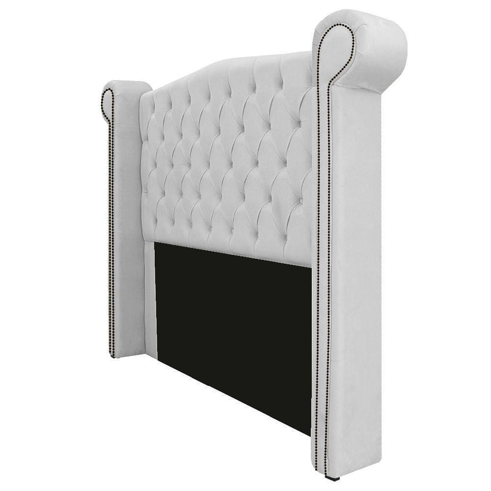 Cabeceira Veneza 140 Cm Casal Corano Branco
