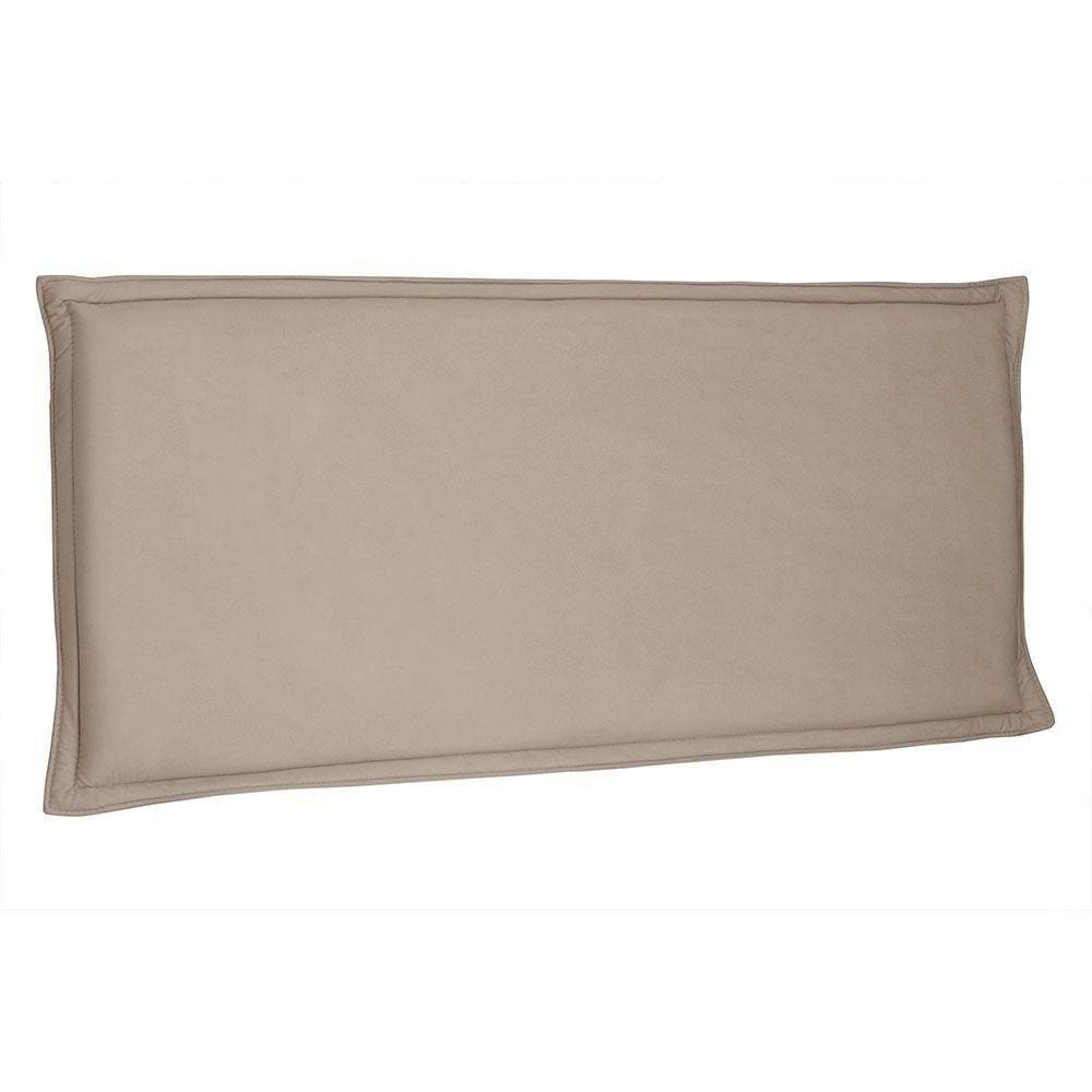Cabeceira Painel King 1,95m Veneza Suede Bege