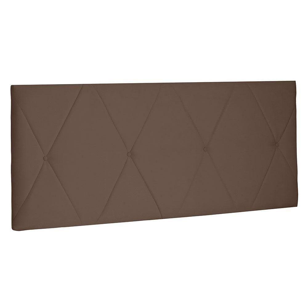 Cabeceira Painel Queen 1,60m Aquilla Suede Caramelo