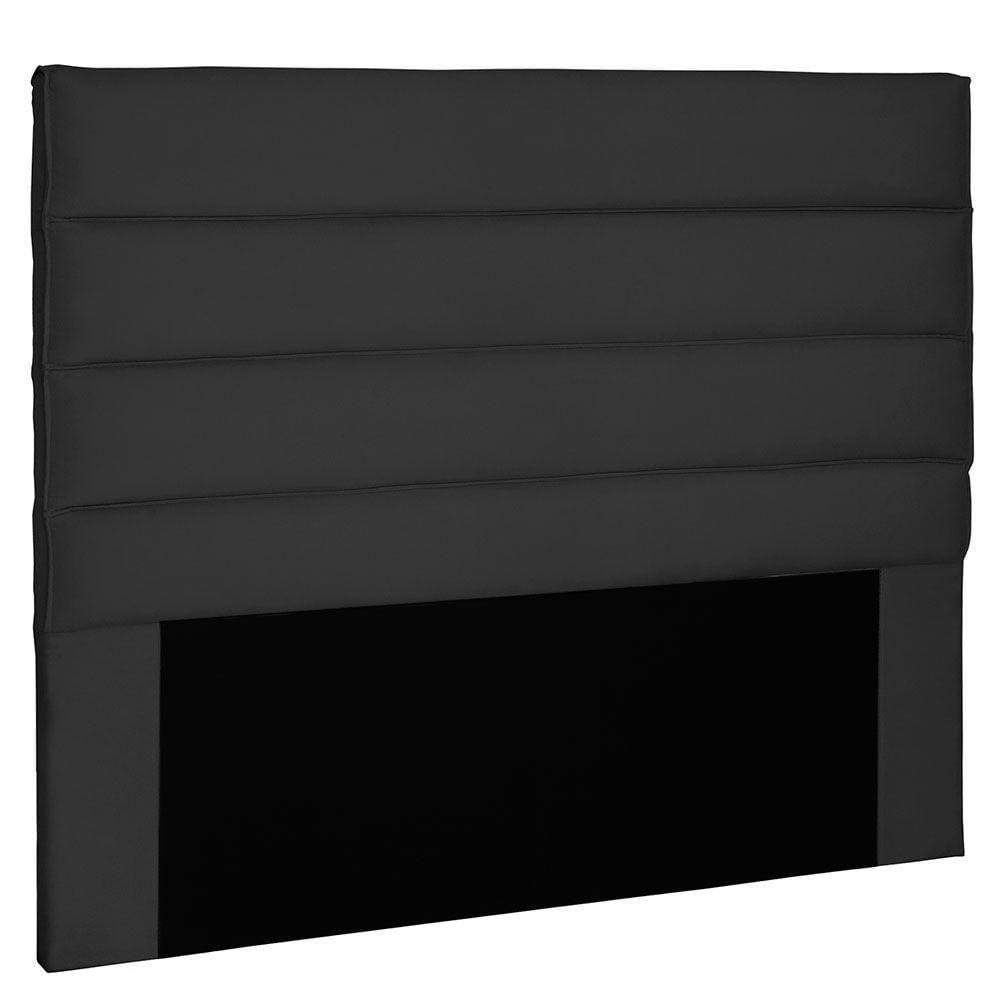 Cabeceira Queen 1,60m La Italiana Suede Preto