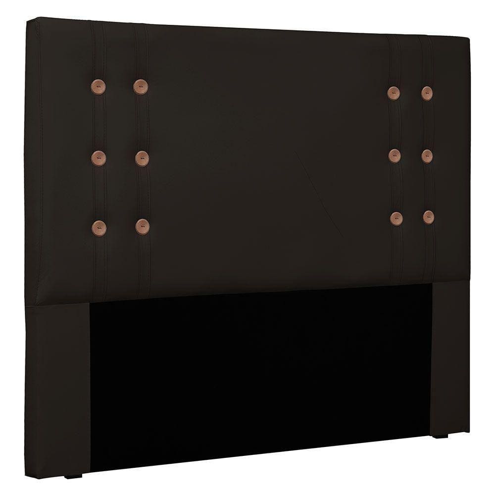 Cabeceira Queen 1,60m Genova Corano Marrom