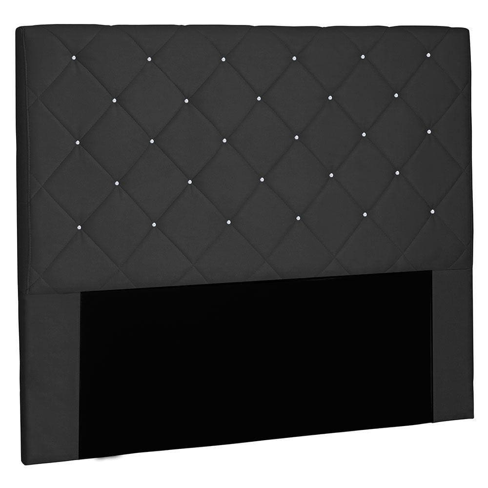 Cabeceira King 1,95m Tânia Suede Preto