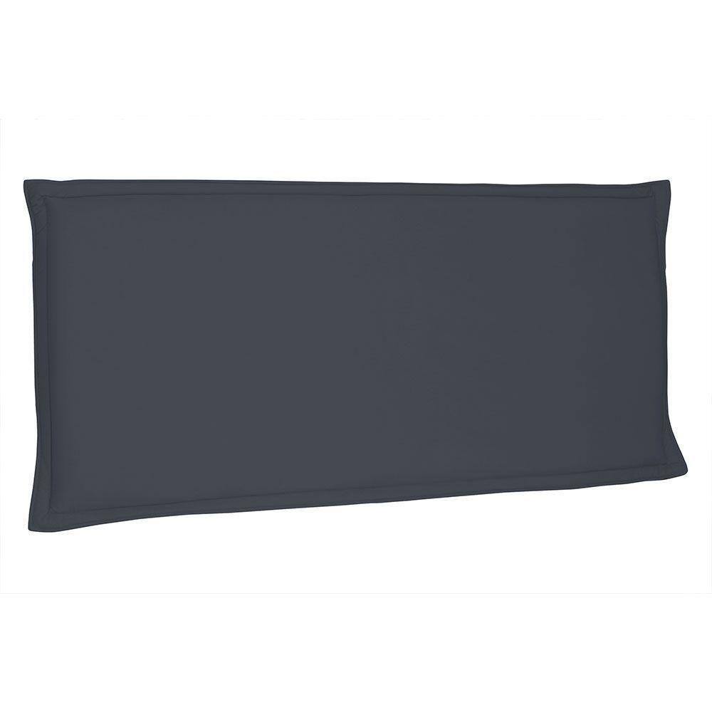 Cabeceira Painel Casal 1,40m Veneza Suede Cinza