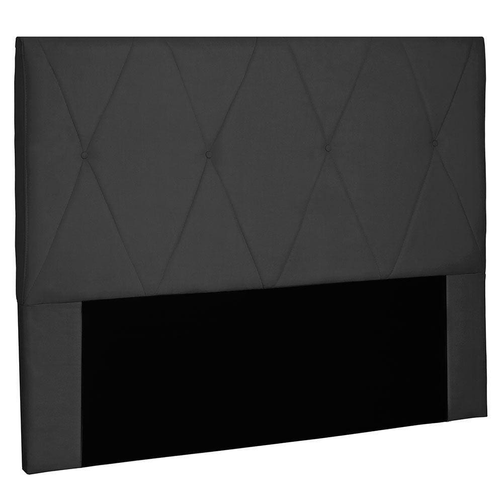 Cabeceira Solteiro 0,90m Aquilla Suede Preto