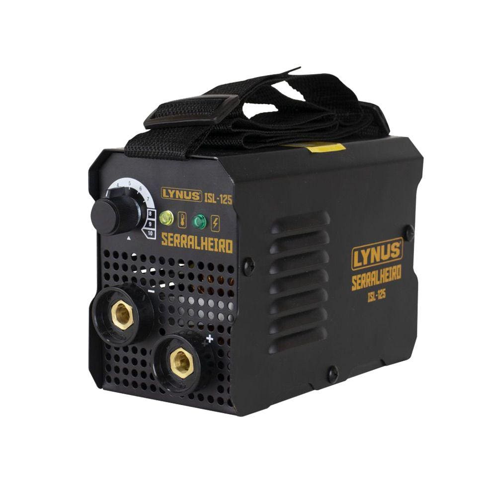 Inversor Solda MMA Monofásico ISL125 Serralheiro Lynus 220V