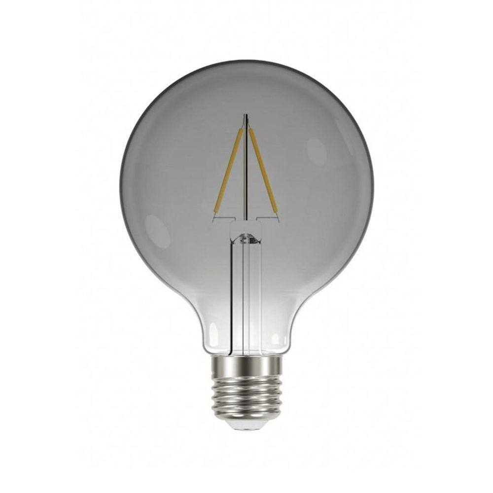 Lâmpada Led Taschibra Filamento Vintage Globo G95 Fumê 3W Bivolt