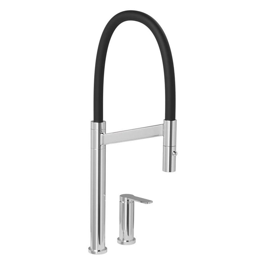 Torneira Misturador Monocomando Deca Colore 2289.C.PT de Bancada Preto / Cromado