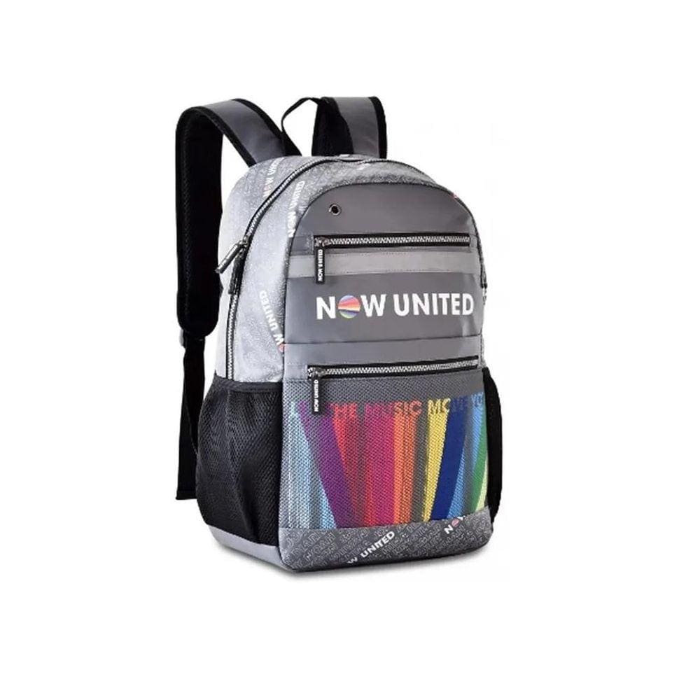 Mochila Escolar Juvenil Now United Porta Laptop NU3258