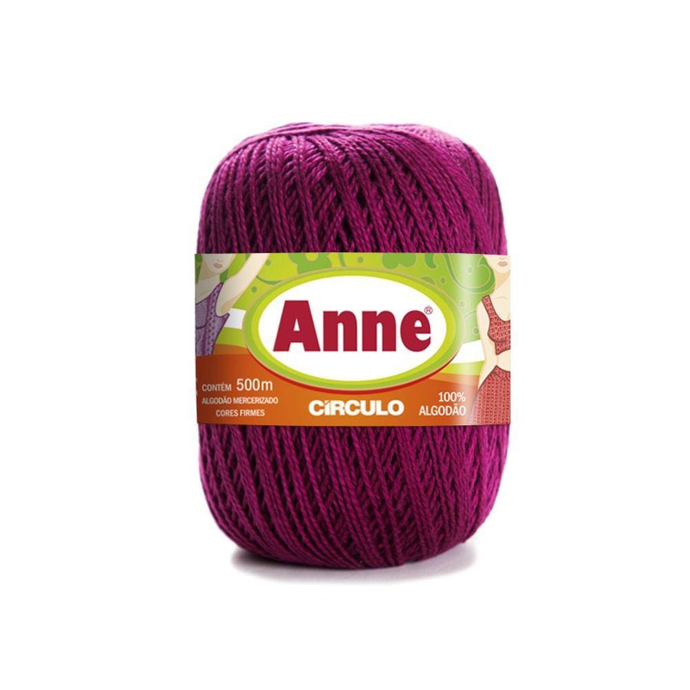 Linha Anne 500 Metros Circulo Cores Lisas Cartela 2