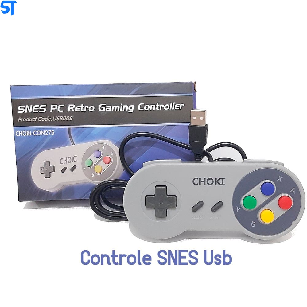 Controle Joystick USB SNES PC Retro Gaming Choki-Con275 - USB008