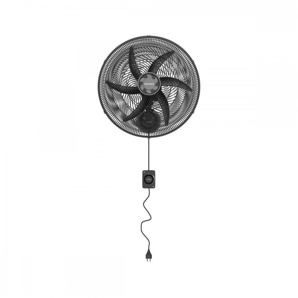Ventilador De Parede Monta Facil 50Cm Preto Ventisol