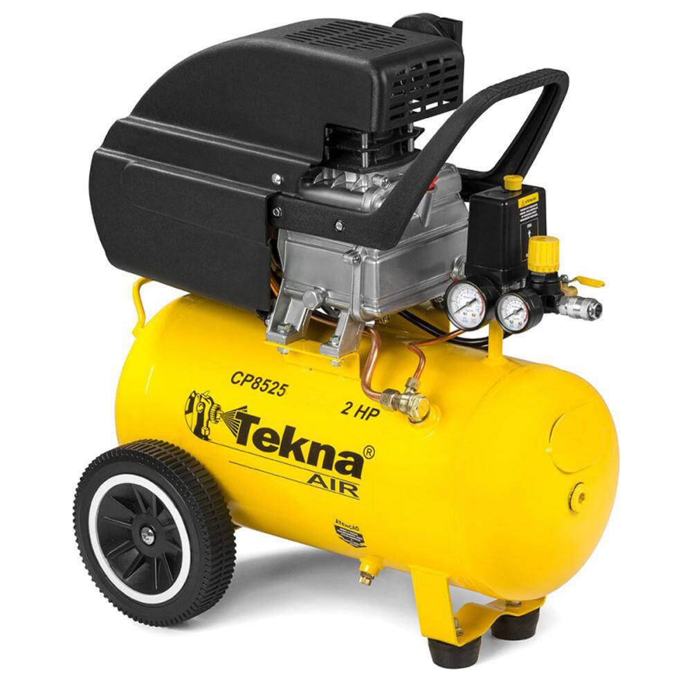 Motocompressor Ar 24L 115Psi  Tekna Cp8525-2C