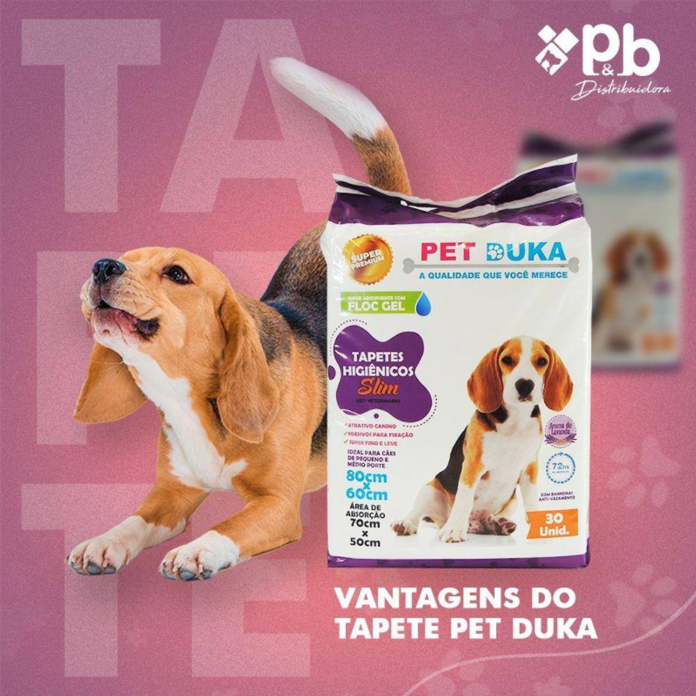 Tapete Higiênico para Cães Petduka 60X80 30und Aroma Lavanda