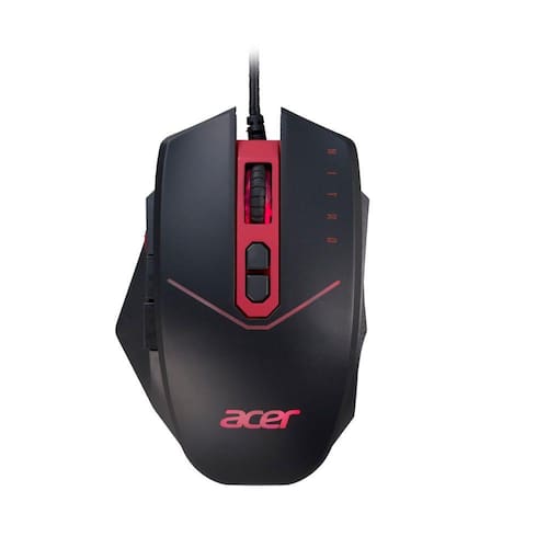 imagem-Mouse Gamer Óptico Acer Nitro NMW120 LED 8 botões 4200 DPI 100 IPS USB