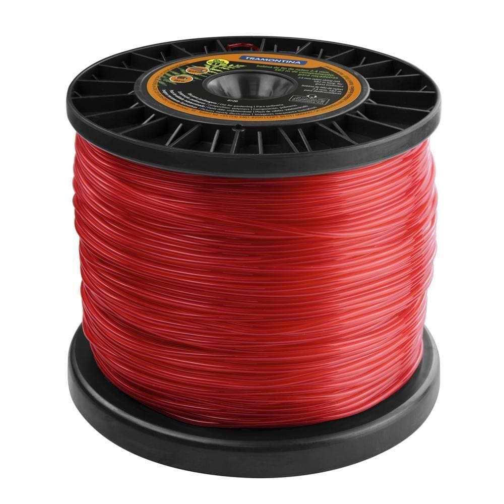 Bobina De Fio De Nylon 2,4 Mm Para Roçadeira 582M