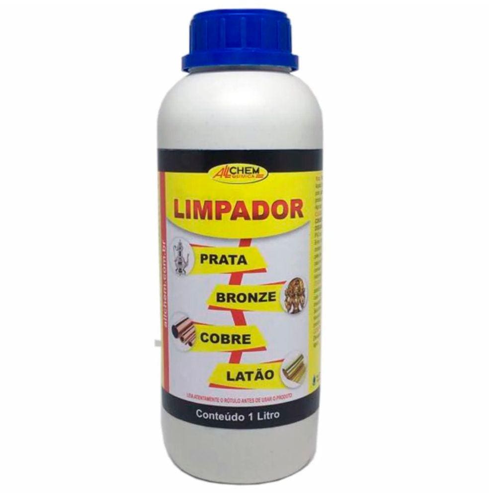 Limpador Prata e Bronze (1 Litro) - Allchem