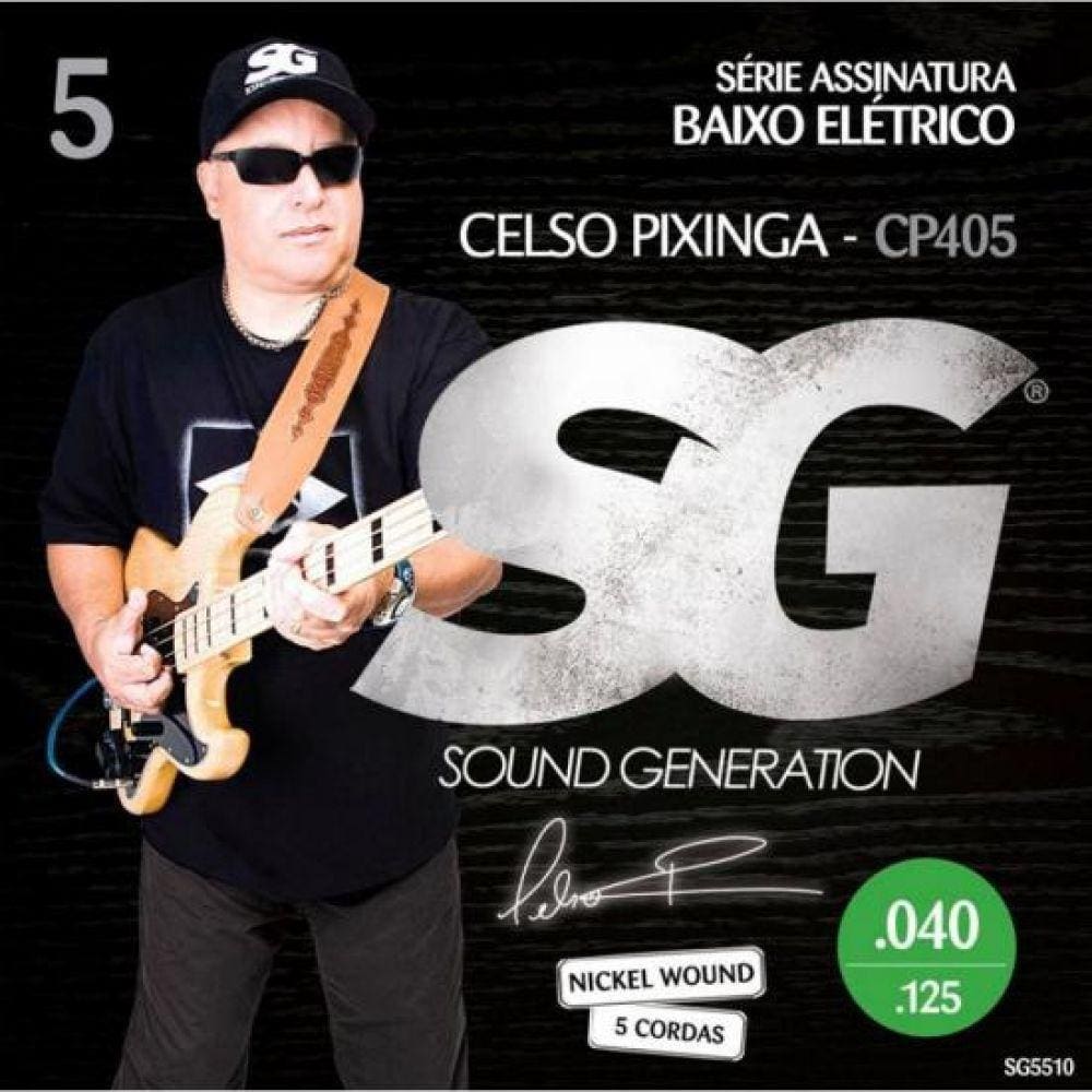 Encordoamento Para Contrabaixo 5 Cordas .040 Celso Pixinga