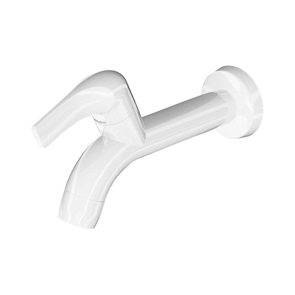 Torneira Plástica para Pia Longa Lorenzetti Fitt 1132 F61 de Parede Branca