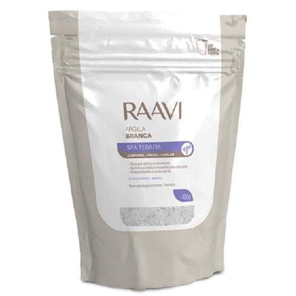 Argila Branca Raavi Spa Terapia - 400G