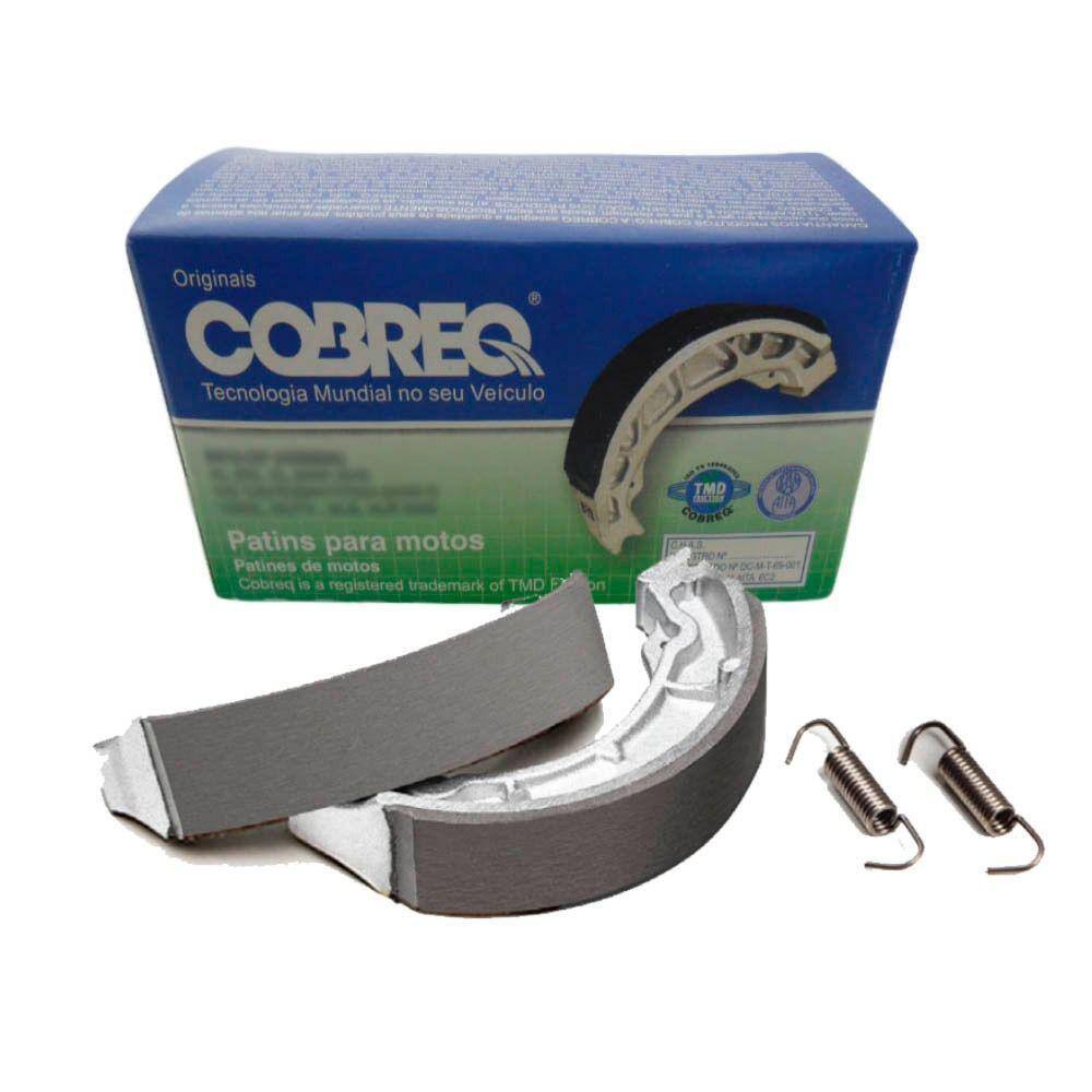 Patim De Freio Diant/Tras Cobreq - Cg 83 / Titan 99 / Xl 125 / Xl 250