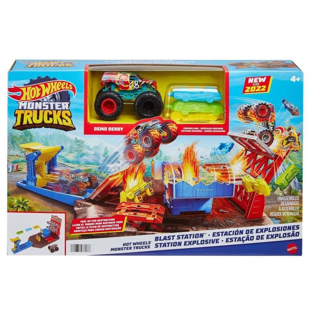 Pista De Corrida - Hot Wheels - Monster Trucks - Arena De