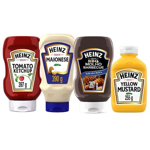 Menor preço em Burguer Kit Heinz Ketchup Tradicional 397g  + Maionese 390g 