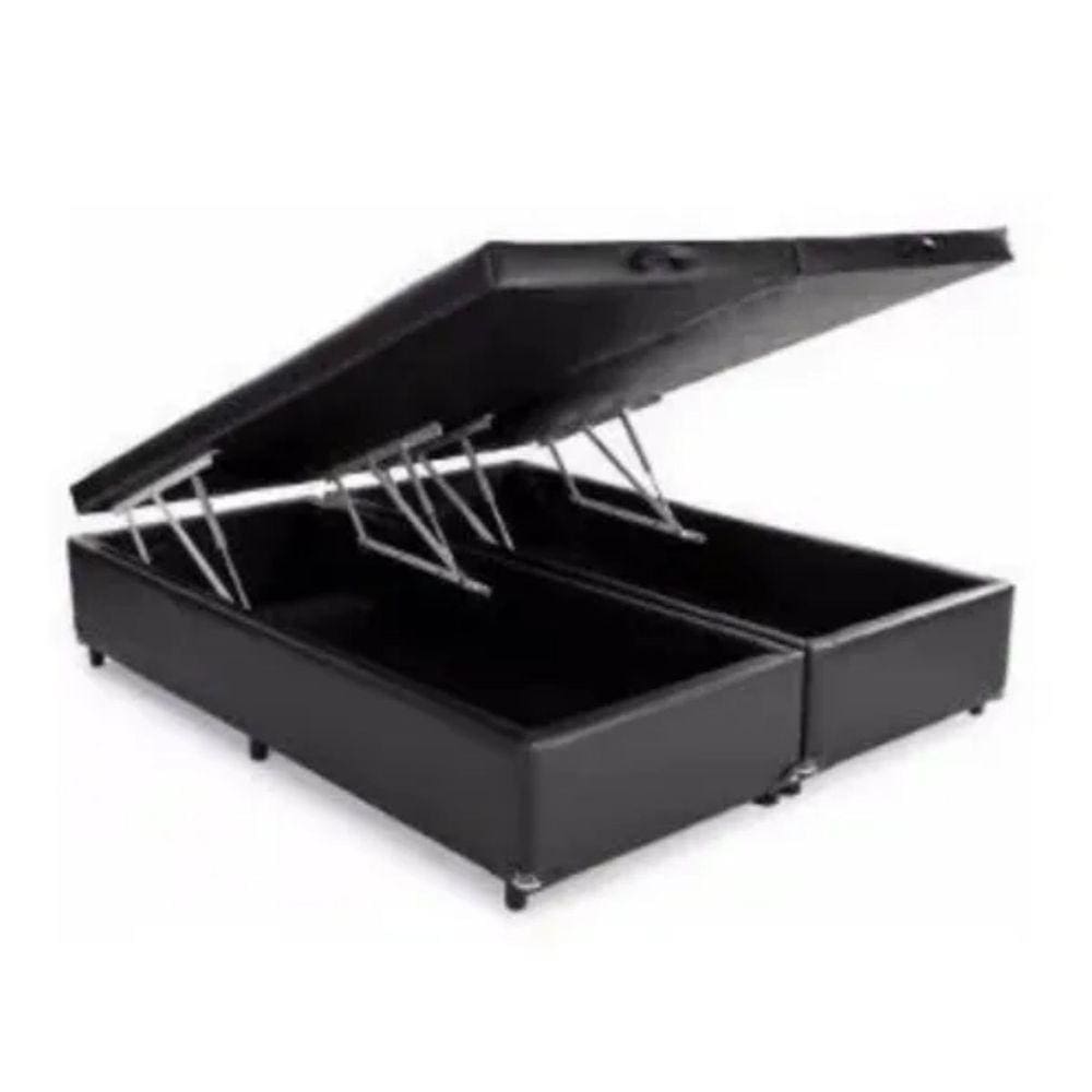 Cama Box Baú Queen Com 30cm De Profundidade - BLINDADO Luxo