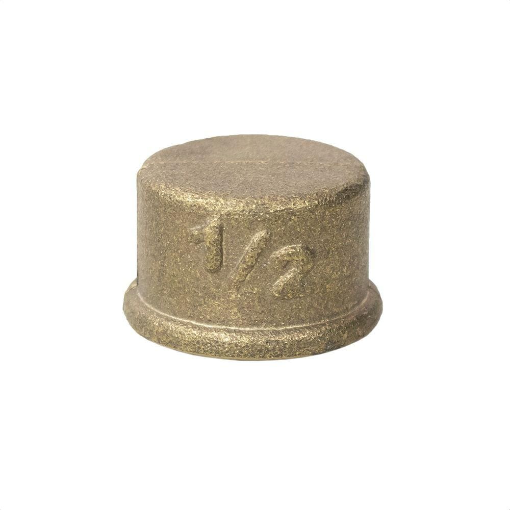 Tampão Plug Caps Fêmea De 1/2 Em Latão Amarelo