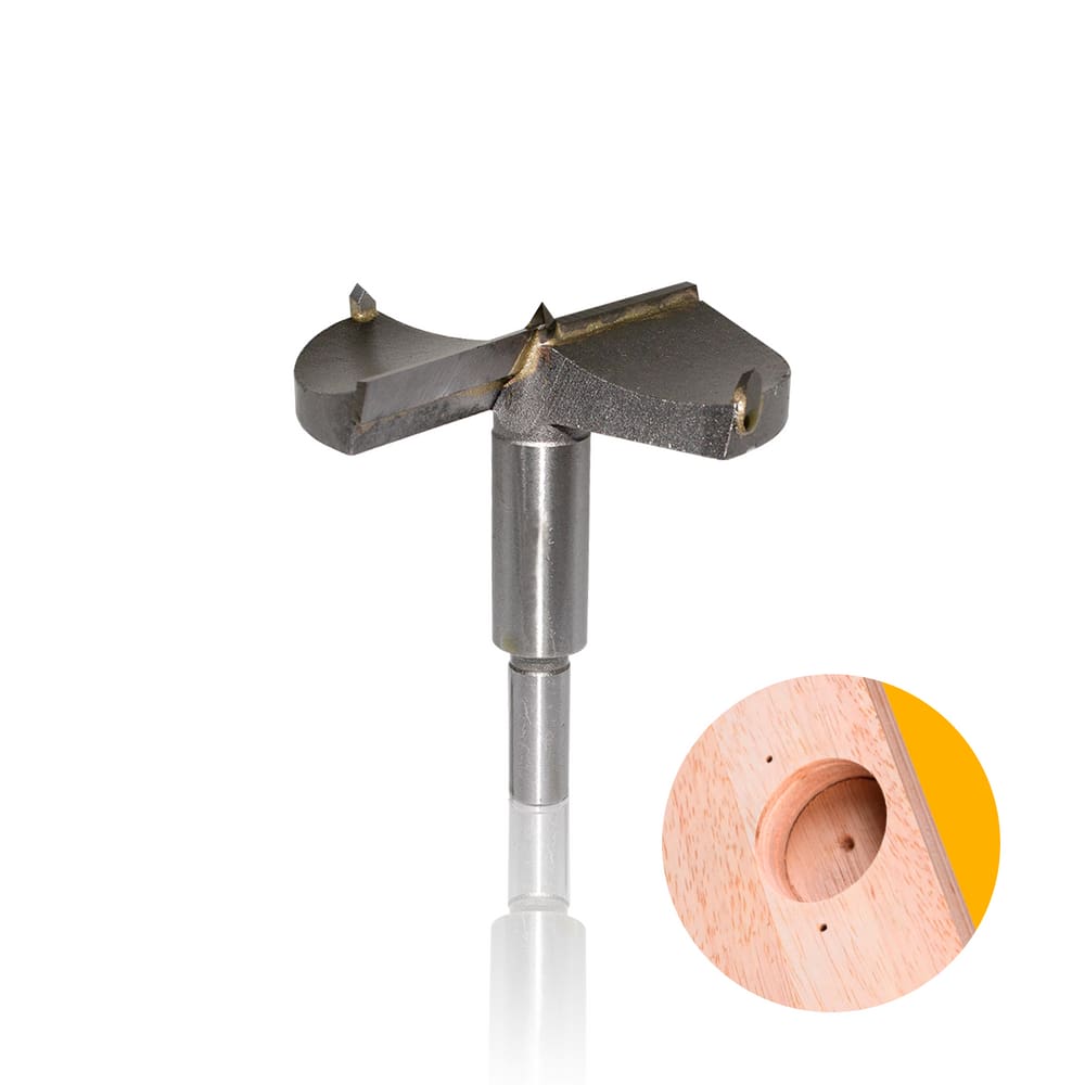 Broca Forstner 75mm H10 corte em Vídea