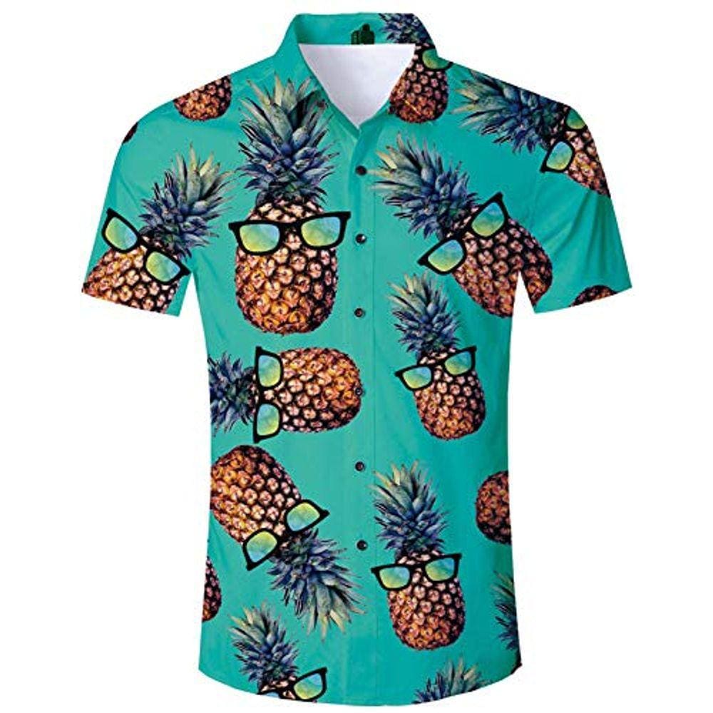 camisa de botao tropical