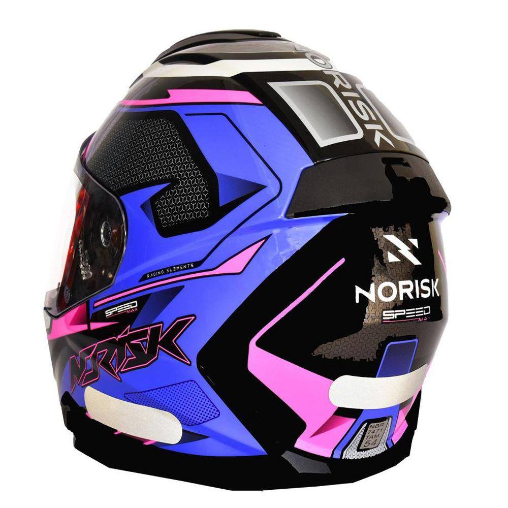 のり Capacete Norisk Razor Speedmax Rosa Roxo | Extra