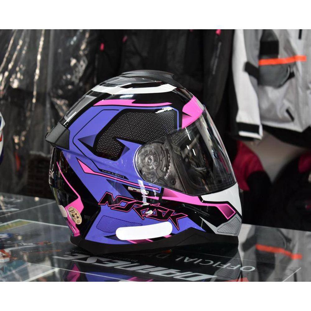 Capacete Norisk Razor Speedmax Rosa Roxo | Extra