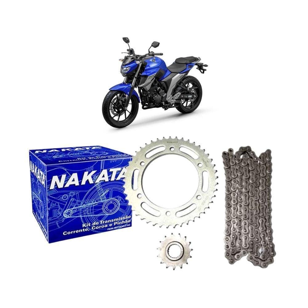 Kit Relação Transmissão Nakata Yamaha Fazer 250 2005-2017