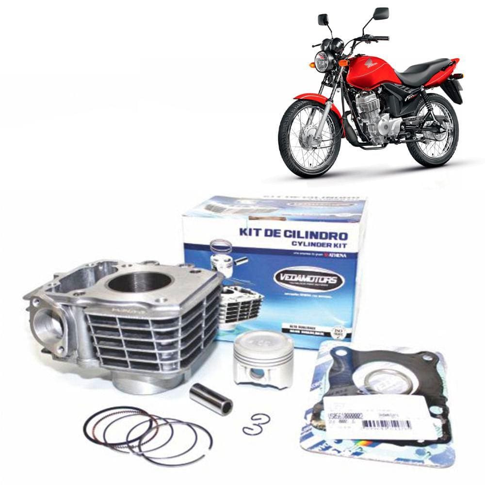 Kit Cilindro Motor 124,7cc Vedamotors Honda CG 125 2009-2018