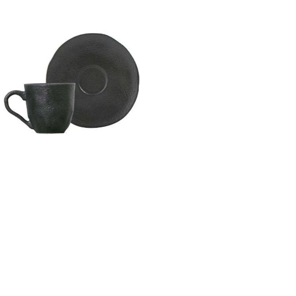 Conjunto Com 6 Xícaras De Café Orgânico Matte- 120 Ml