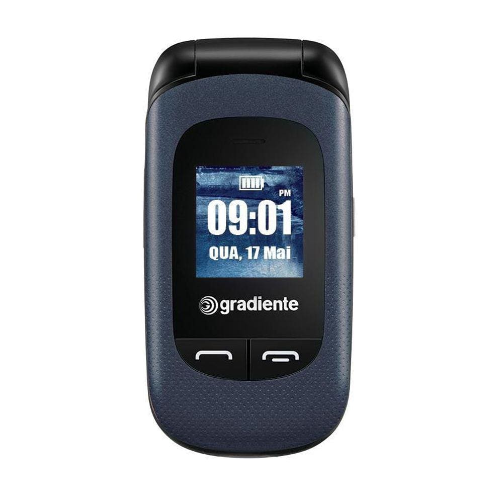 Celular Flip Neo S Dual Chip Gradiente Azul
