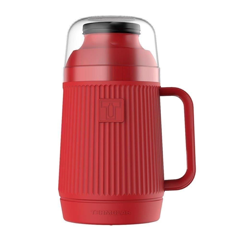 Garrafa Térmica Termolar Mundial 0,5L Rosca Vermelha