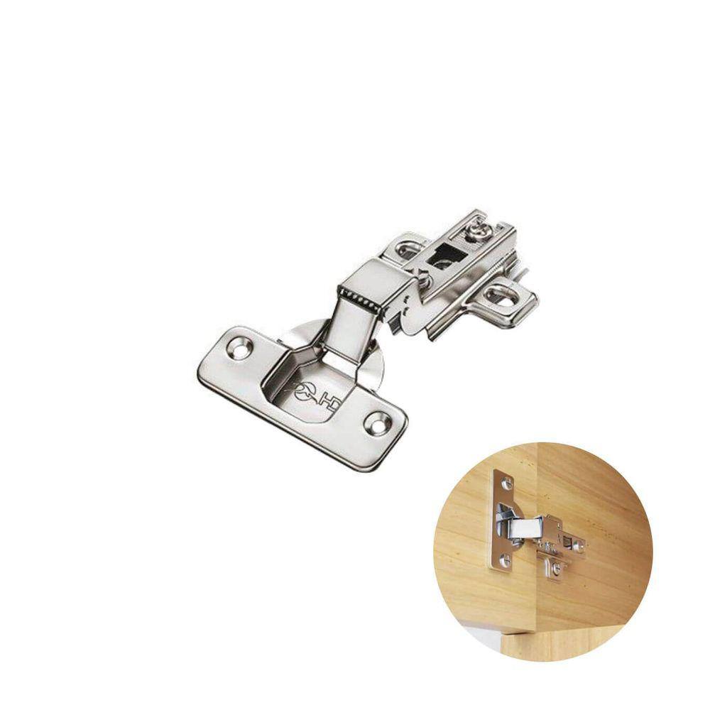 Dobradiça 35 mm Super Curva com Mola de Força Inversa