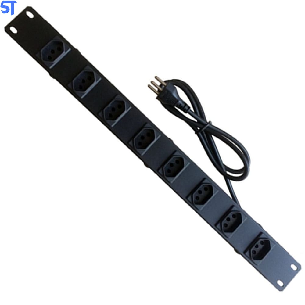 Régua Rack 19 Com 8 Tomadas 1MT 20A Emplac