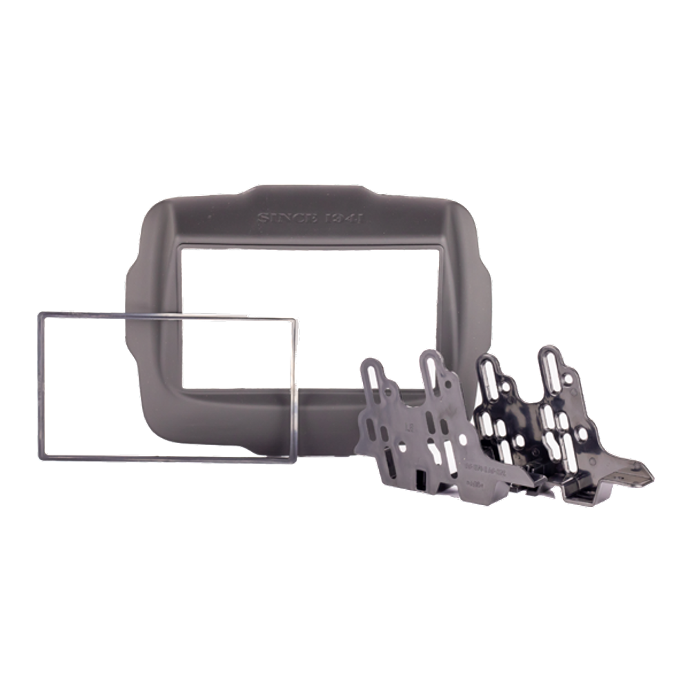 Moldura Expex 2 Din Jeep Renegade Pt Emborrachada Epx 213