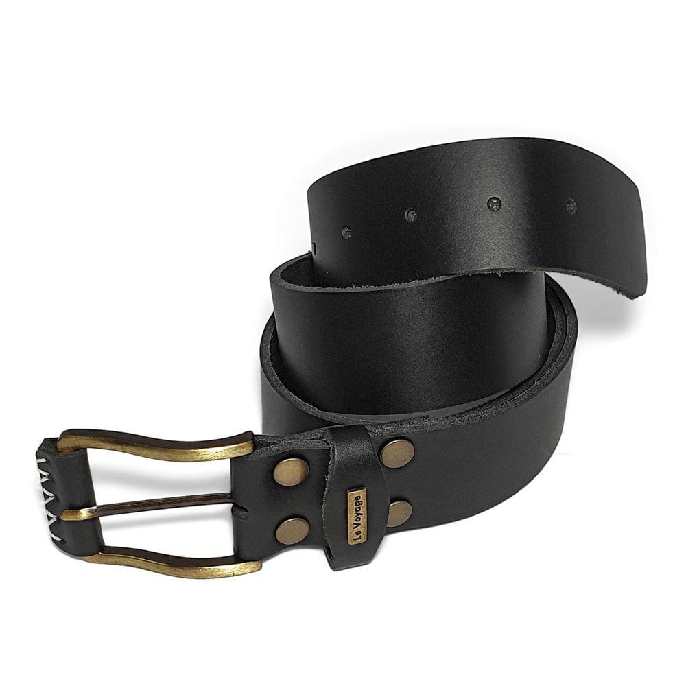 Cinto Casual Largo Masculino De Couro Soleta Le Voyage