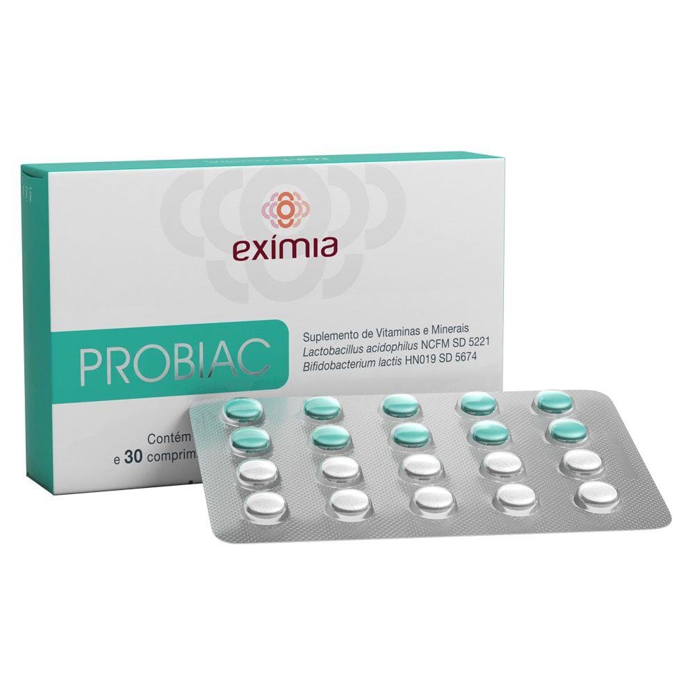 Exímia Probiac - Tratamento para Acne 60 Cáps