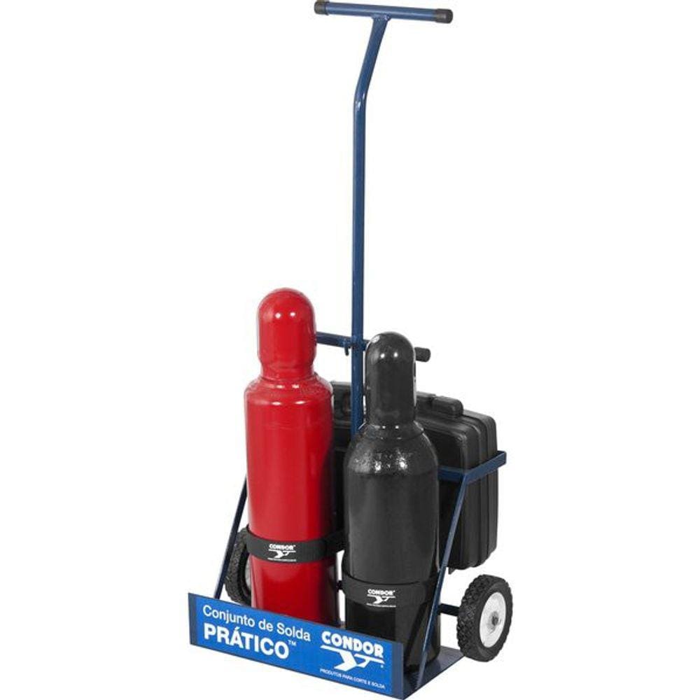Conjunto PPU Solda Completo Oxigênio/Acetileno S/Carga ? Condor