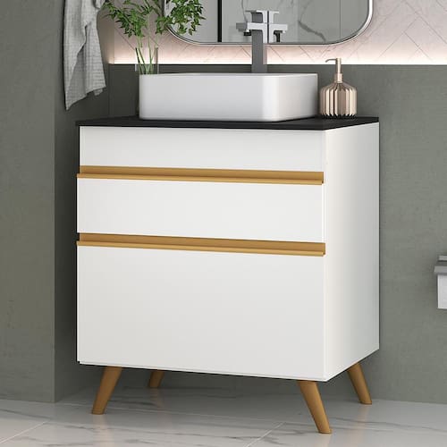 Gabinete Banheiro 1 Porta e 1 Gav Retrô 70cm Multimóveis MP5024 Branco é boa?