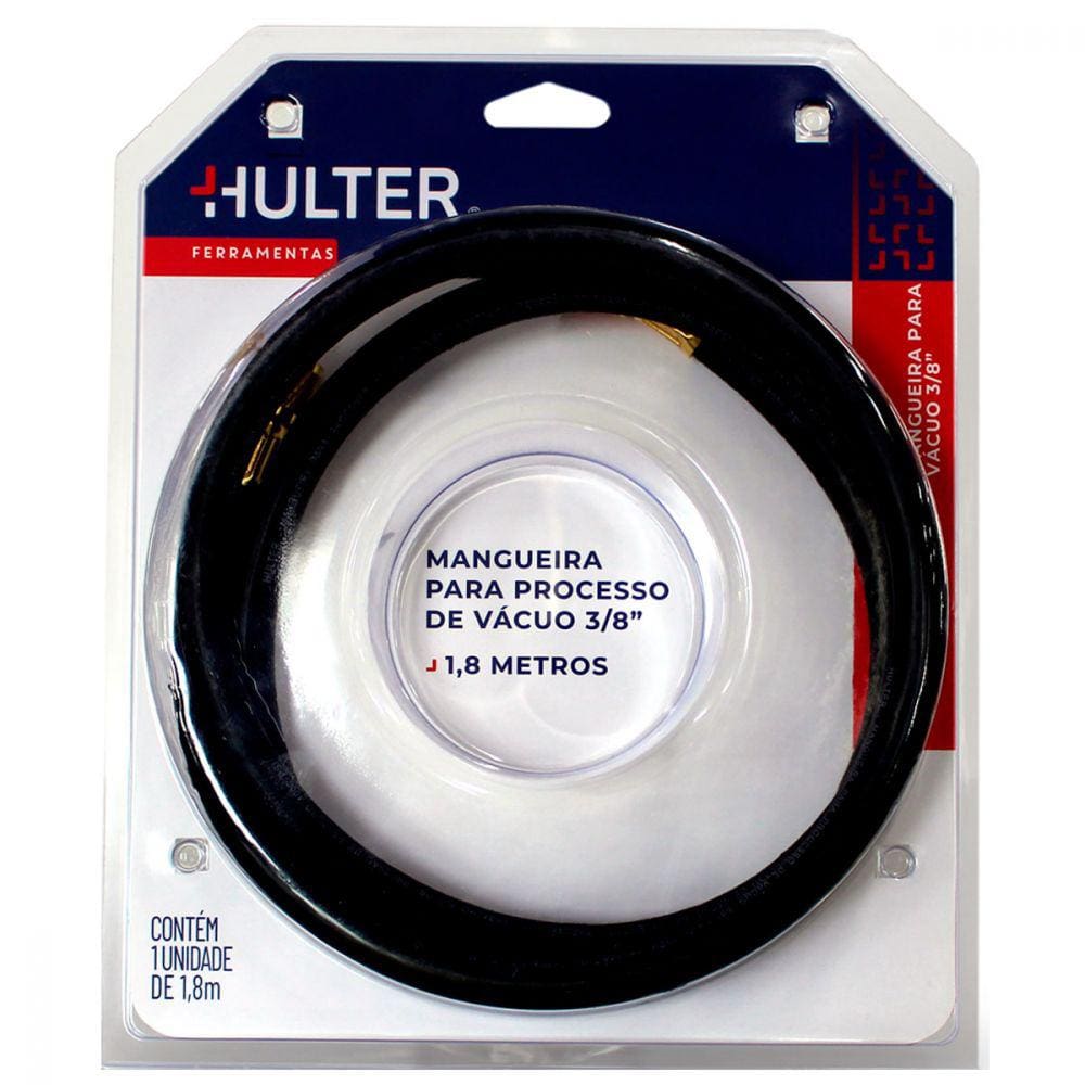 Mangueira Preta de Vácuo Hulter 3/8” 1,80m HT51077F