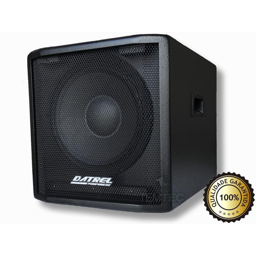 CAIXA SUBWOOFER ATIVA 12” 300W AMPLIFICADO PROFISSIONAL